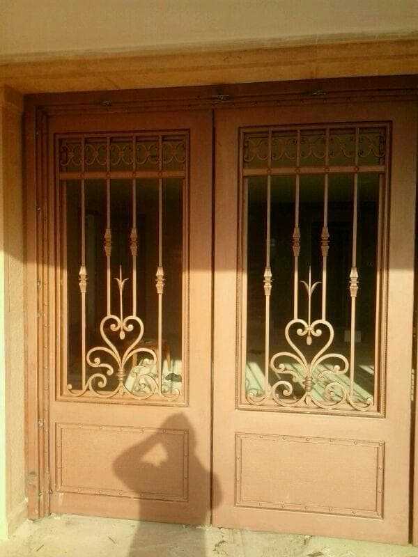 Fabricated ornamental metal door and gate work, selected view 4