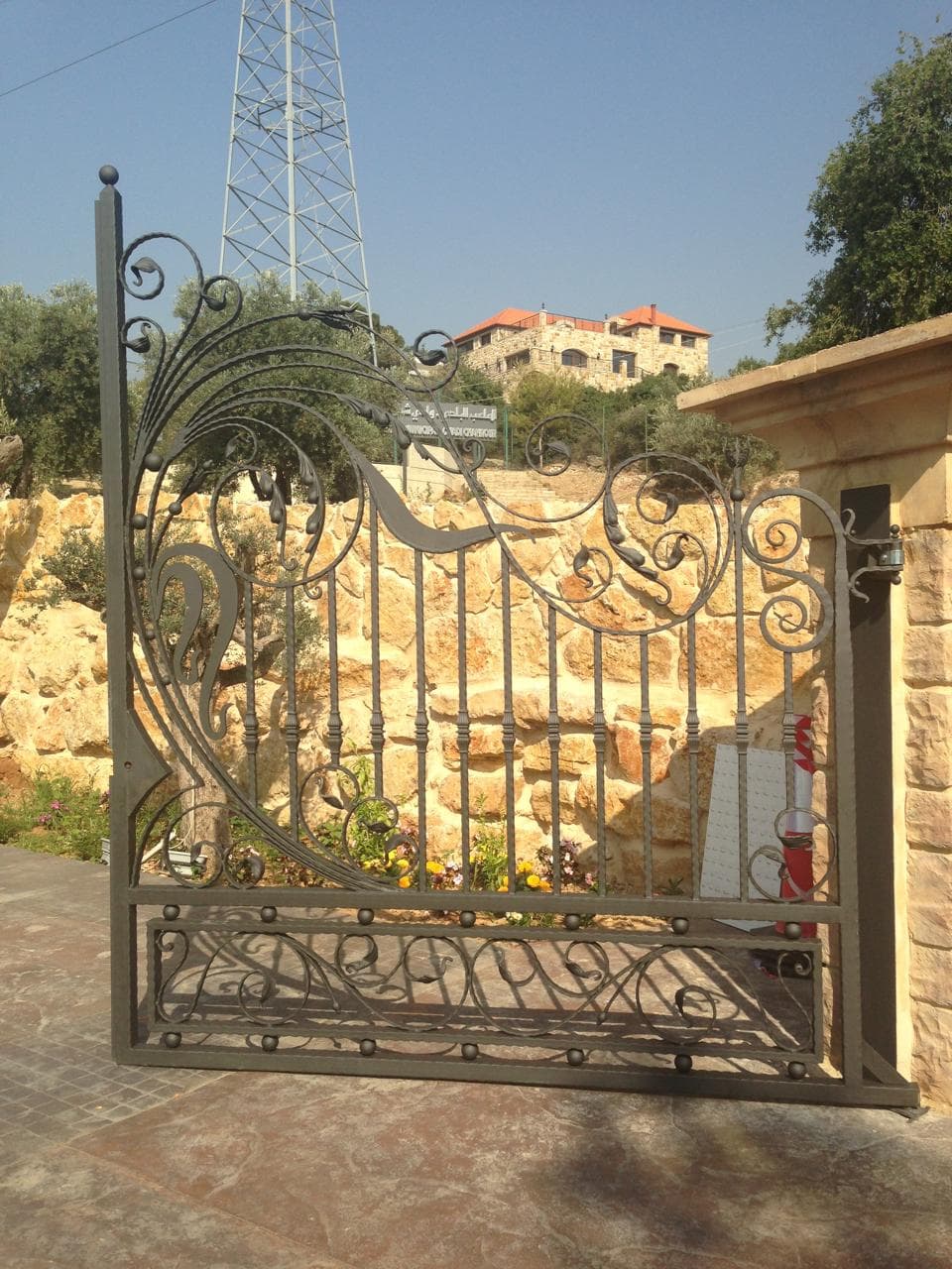 Fabricated ornamental metal door and gate work, selected view 14