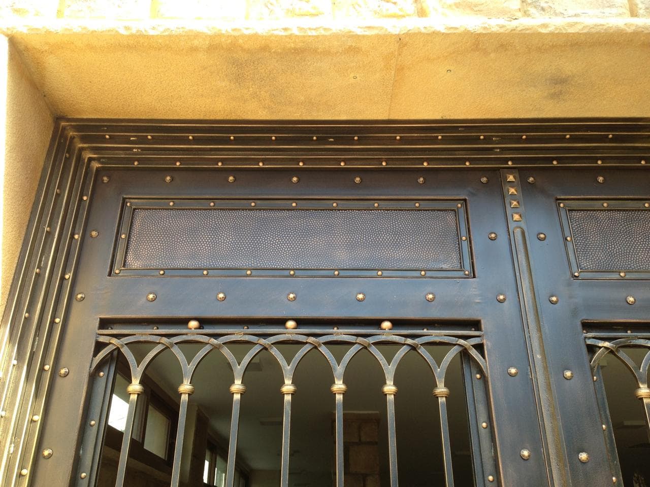 Fabricated ornamental metal door and gate work, selected view 17