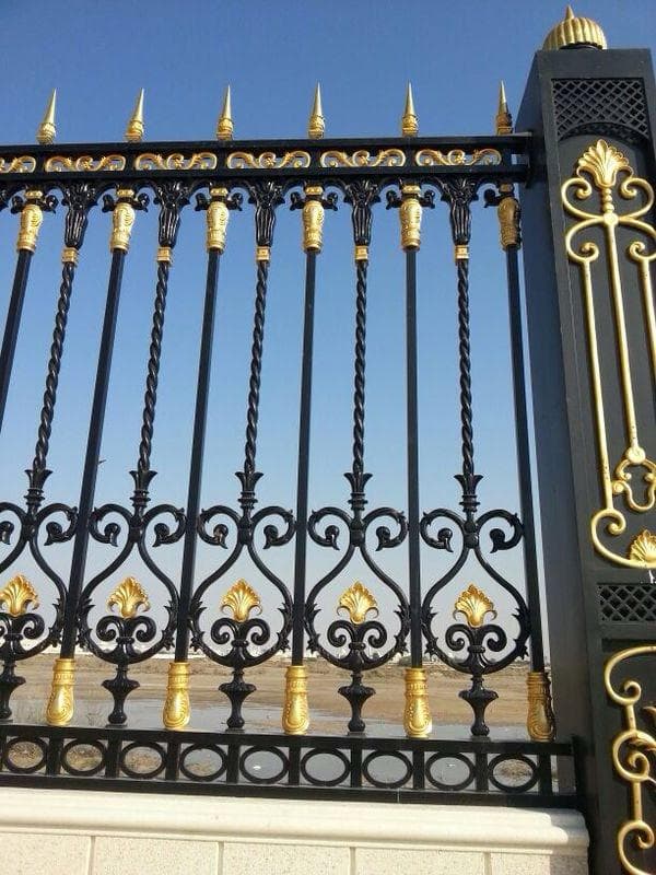 Fabricated ornamental metal door and gate work, selected view 18