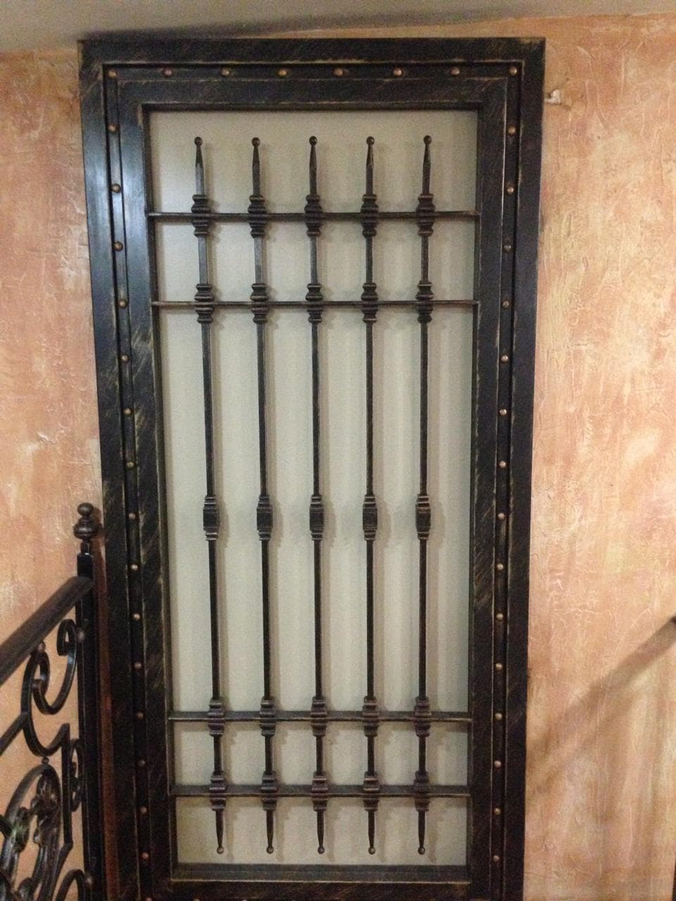 Fabricated ornamental metal door and gate work, selected view 22