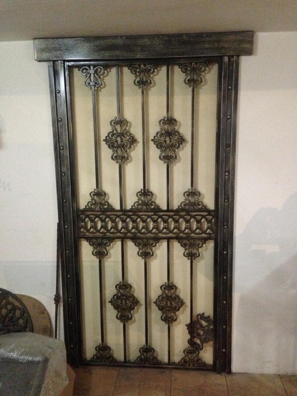 Fabricated ornamental metal door and gate work, selected view 24