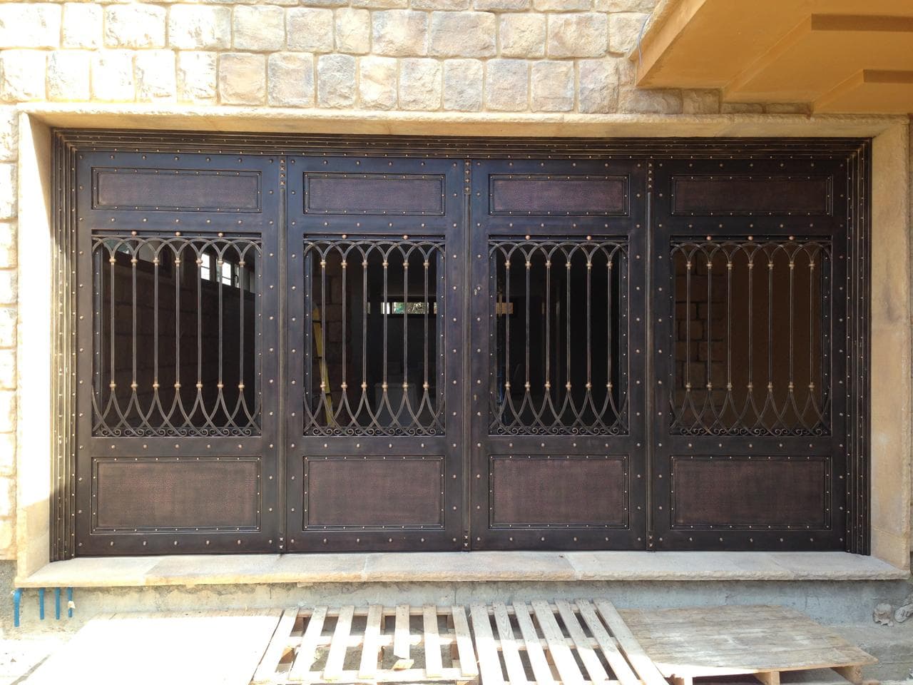 Fabricated ornamental metal door and gate work, selected view 25