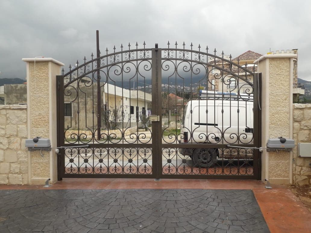 Fabricated ornamental metal door and gate work, selected view 32