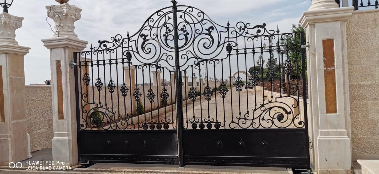 Fabricated ornamental metal door and gate work, selected view 33