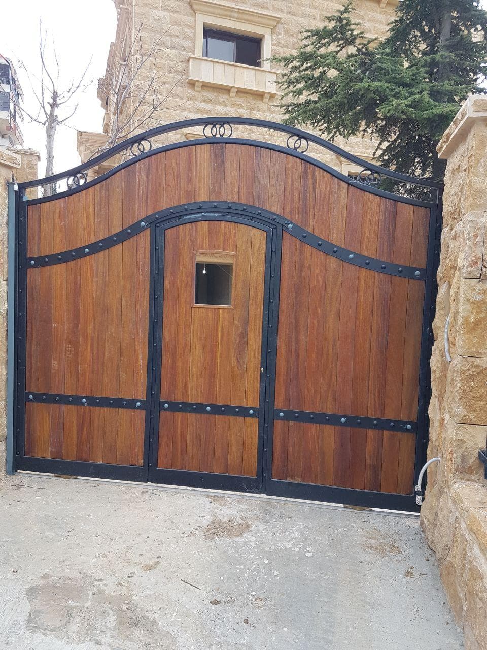 Fabricated ornamental metal door and gate work, selected view 35