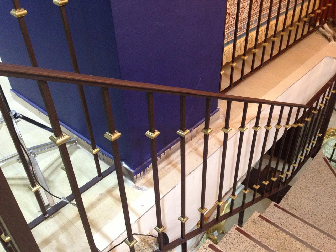 Metal stairway, handrail, and balustrade work, selected view 1