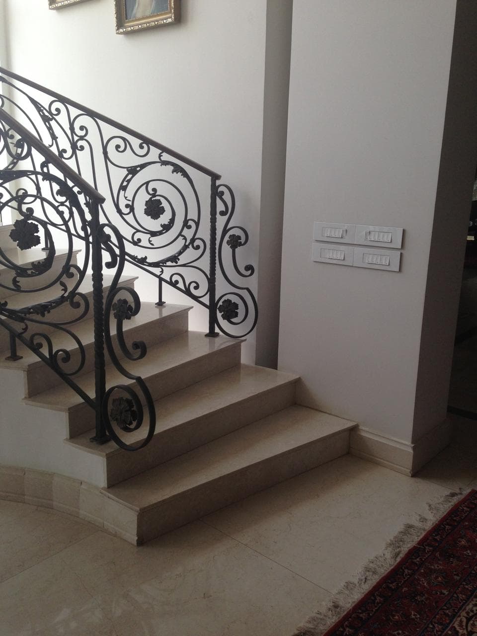 Metal stairway, handrail, and balustrade work, selected view 2