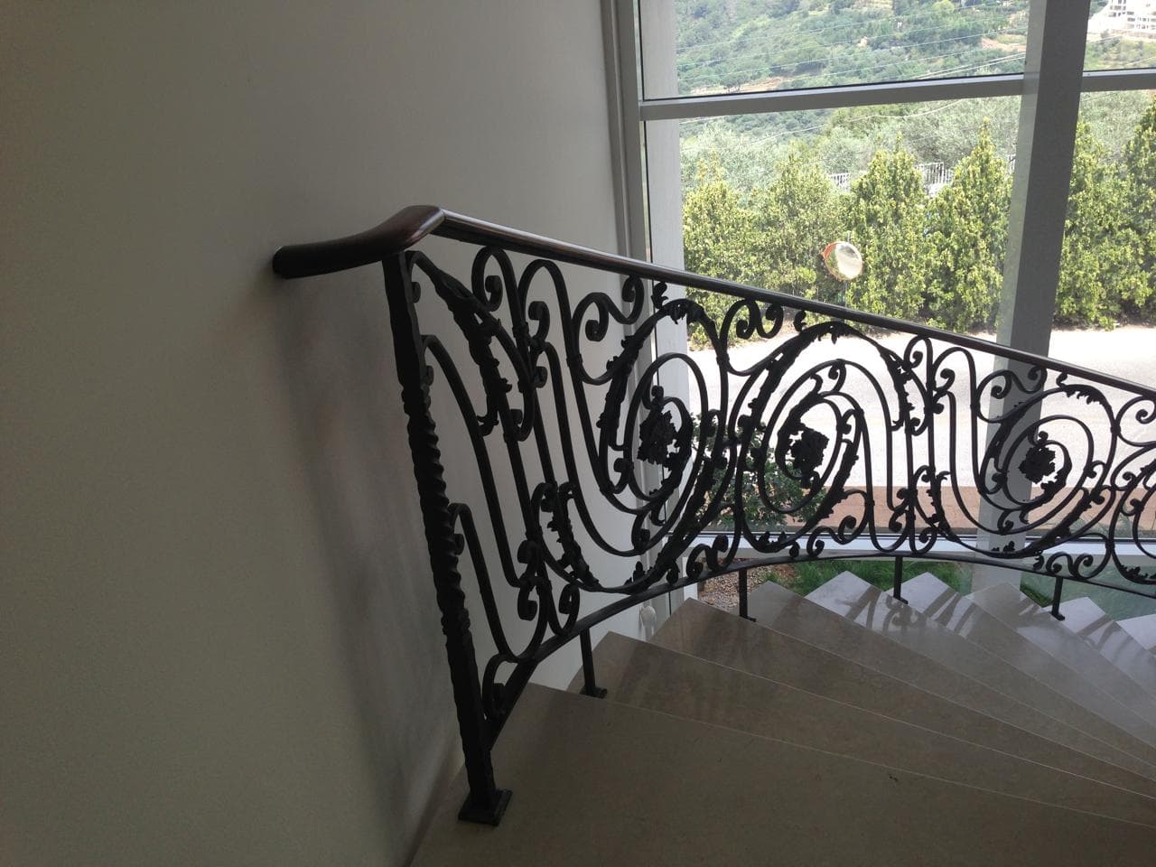 Metal stairway, handrail, and balustrade work, selected view 3
