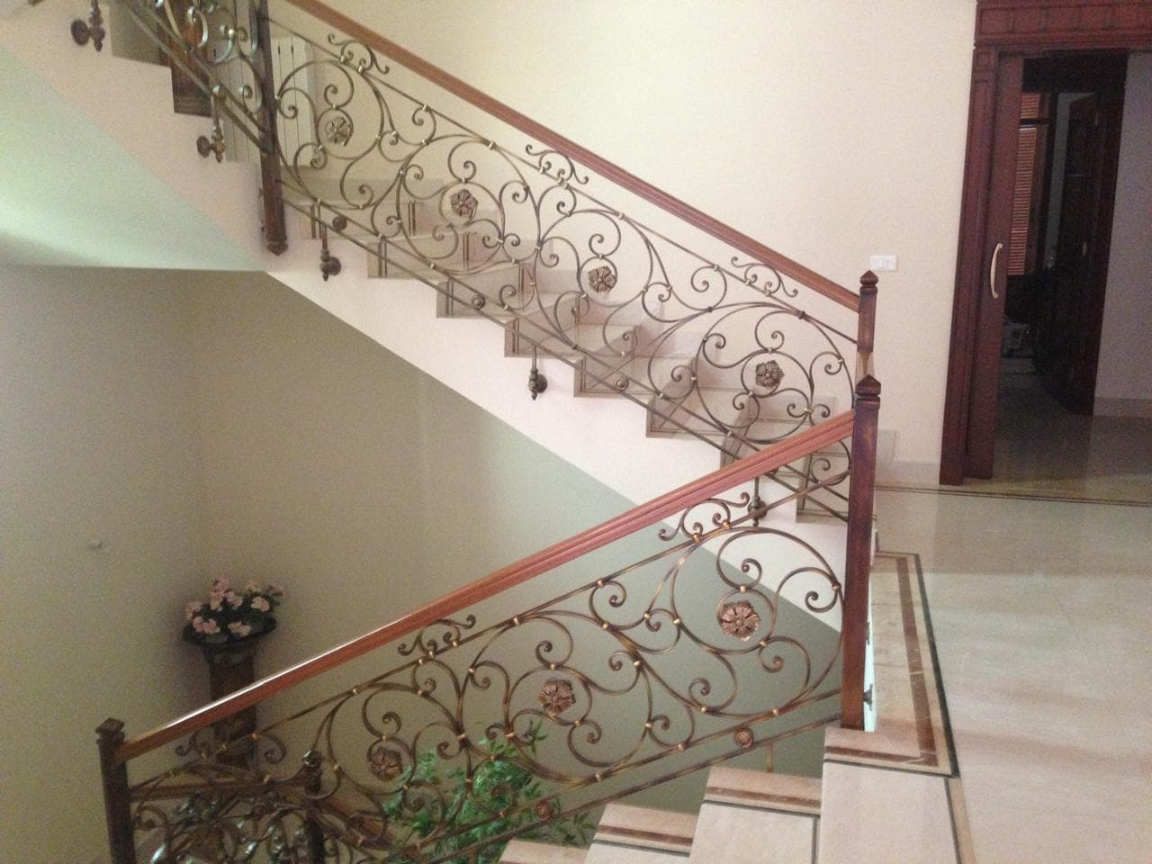 Metal stairway, handrail, and balustrade work, selected view 11