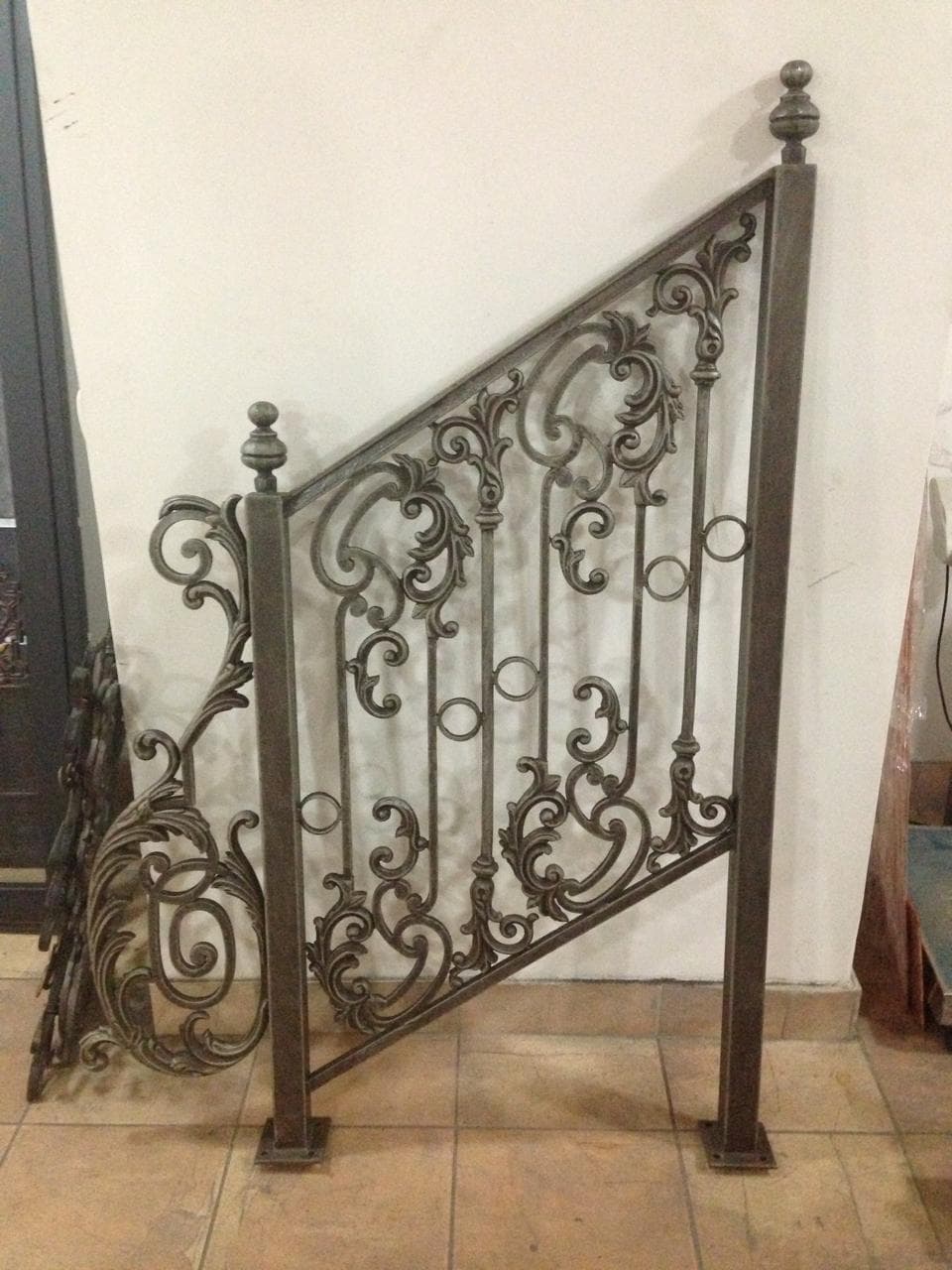 Metal stairway, handrail, and balustrade work, selected view 12