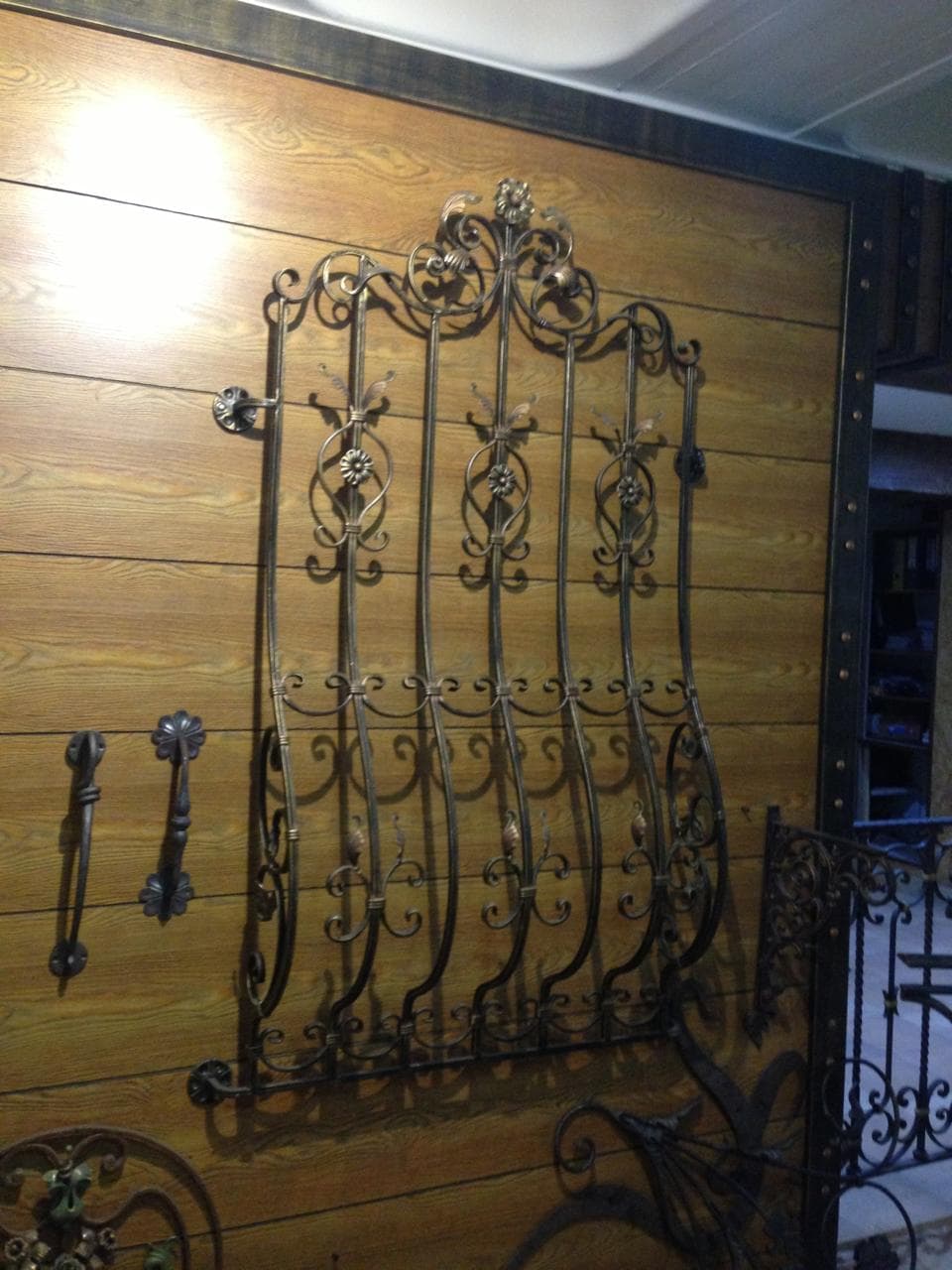 Exterior metal window guard, fence, and railing work, selected view 7