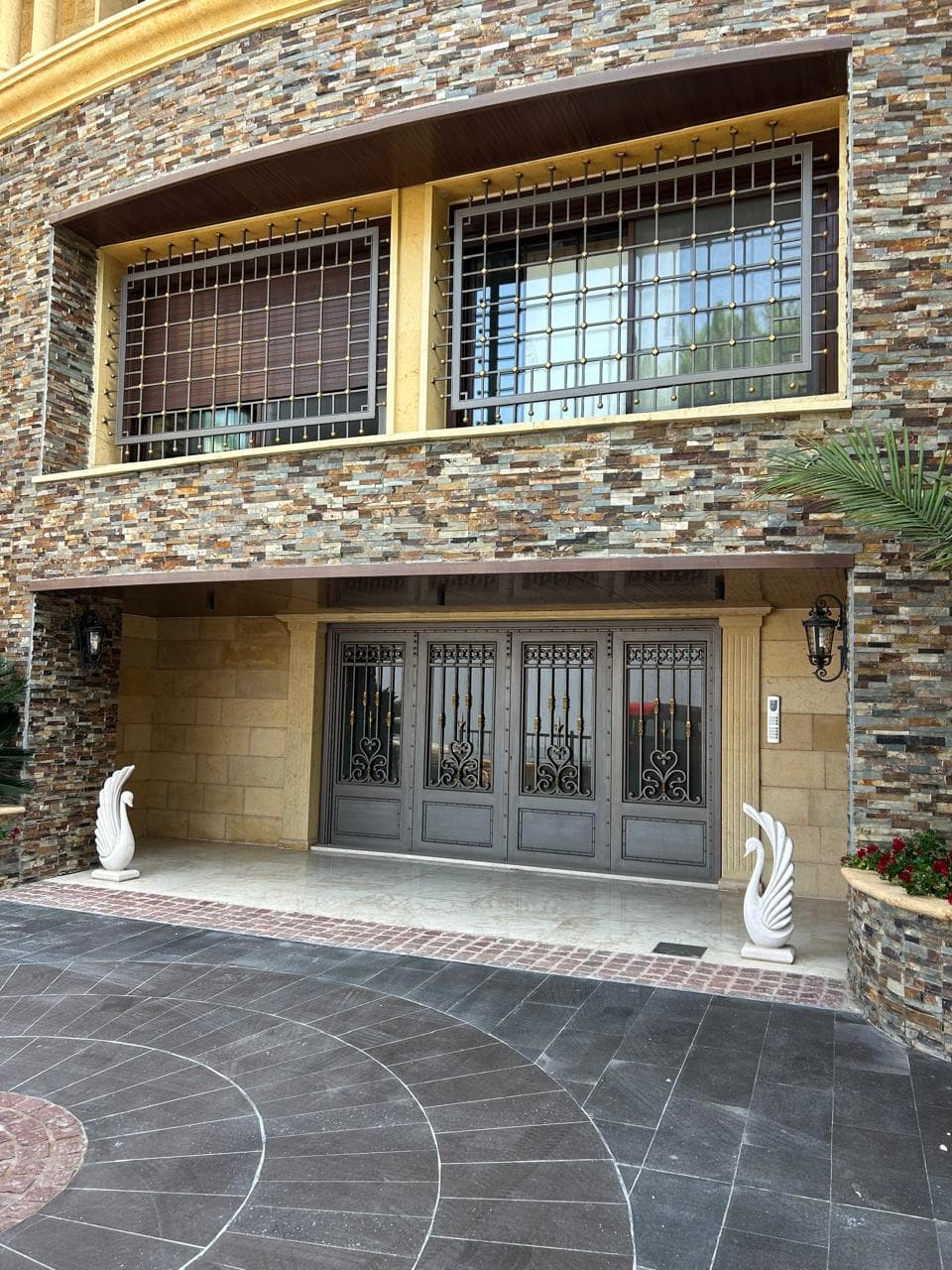 Exterior metal window guard, fence, and railing work, selected view 9