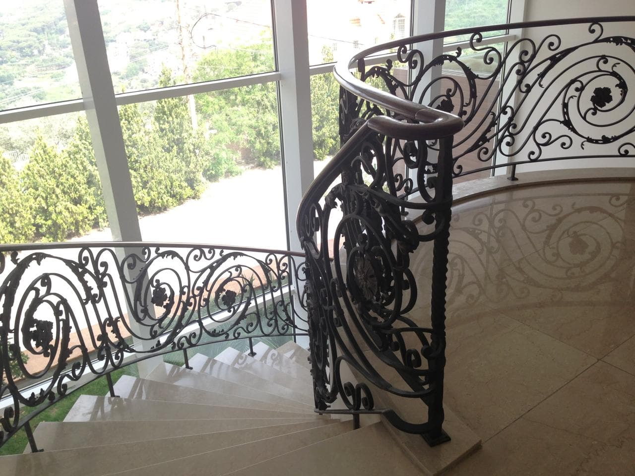 Metal stairway, handrail, and balustrade work, selected view 4